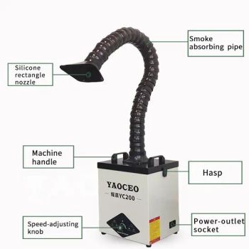 Laser Engraving Machine Vacuum Cleaner; Marking and Welding Smoke Collection Device - Dongguan Yaochen Environmental Protection Technology Co., Ltd. - China