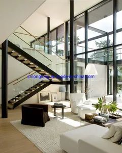 Prefab House Light Steel Villa with High Ceiling Living Room - Tianjin Longlong Metal Products Factory - China