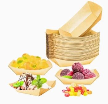 Paper Packaging Trays for Fried Chicken & French Fries & Hamburger Packaging - Guangzhou Taili Printing Co., Ltd. - China