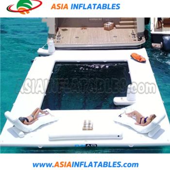 Floating Pool for Yacht, Swimming Pool Inflatable, Anti Jellyfish Inflatable Pool with Net - Guangzhou Asia Inflatables Co., Ltd. - China