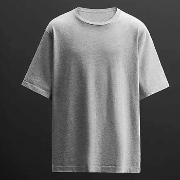 Premium Heavyweight Cotton Crew Neck Casual T-Shirt for Men - Custom Private Label Wholesale Apparel - Brussels Sports - Pakistan