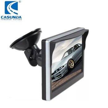 4.3" Car Monitor 800x480 LCD TFT CE 12M 12V RCA ABS 0.4KG Origin China Material ABS Connector RCA Power Supply 12V Screen Size 4.3" - Shenzhen Casunda Tech Limited - China