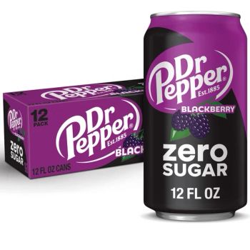 DR PEPPER BLACKBERRY ZERO SUGAR CN, 12OZ/12PKX2 - A&A FOOD DISTRIBUTORS - United States