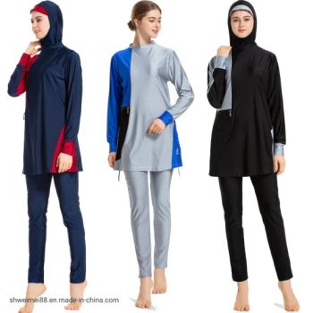 Muslim Women Swimming Suits Upf 50+ Swimsuits High Elasticity Swimwear - Hangzhou Weimei Garments Co., Ltd. - China