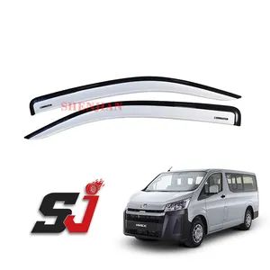 Factory Car Accessories Compression Rain Guard Window Deflectors Door Visor Protection Wind Sun Visor for Toyota Hiace 2012-2019 - Guangzhou SHENJIAN Car Accessories Co., Ltd. - China
