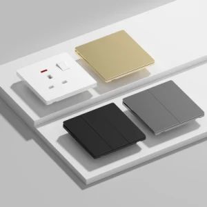 T1 UK/BS Electrical Supplies 16A PC Ultra-Thin Wall Switches and Sockets Electrical Wall Switch Sockets and Switches - Mordio Electrical Co., Ltd. - China