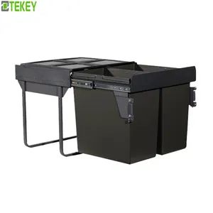 Tekey JC609N-2 Dark Grey Kitchen Bin Built-in 55x51x56CM ABS+PP 15D Eco-Friendly - Guangzhou Huadu District Tekey Manufacturing Factory - China