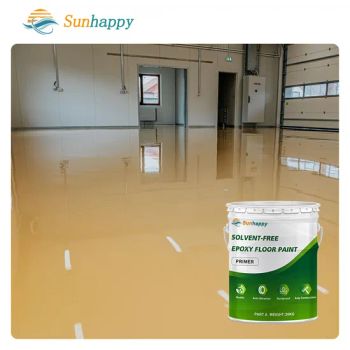 Factory Cheap Solvent Free Epoxy Floor Paint Waterproof Concrete Risen Epoxy Flooring Anti-Slip Epoxy Floor Coating - Tianjin Sunhappy New Materials Co., Ltd. - China