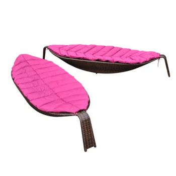 Leaf Shape Sun Lounge Chairs Portable Beach Chaise Lounge Chair - Foshan Tanfly Furniture Co., Ltd. - China