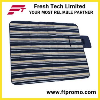 Promotional Check Pattern Polar Fleece Waterproof Picnic Mat - Fresh Tech Limited - China