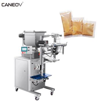 Fully Automatic Paste Filling Machine for Shower Gel, Seasoning, Shampoo, and Other Products in Pouches - Guangzhou CANEOV Technology Co., Ltd - China