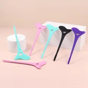 2026 Newly Trending Products Custom Multipurpose Silicone Eye Shadow Lipstick Guide Template Makeup Tool Eyelash Applicators Template Eyeliner Stencils Brush - Shenzhen Hewang Silicone Product Co., Ltd. - China