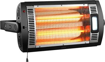 Outdoor Wall-Mounted Patio Heater, Infrared Heater, LED Patio Heater for Overheat Protection Patio Heater Outdoor Heater - Dongguan Atop Tech Co., Ltd - China