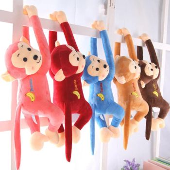 Stuffed Monkey Toys Hanging Long Arm Monkey Plush Animal Toys Gifts - QUANZHOU VEKEDUO SUPPLY CHAIN MANAGEMENT CO.,LTD - China