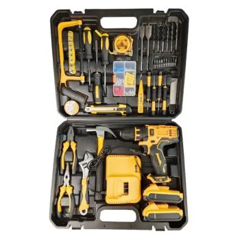 Powerful Cordless Electric Impact Drill/Screwdriver Lithium-Ion Battery Hand Tool Sets for DIY Variable Speed - Danyang Ergaster Tools Co., Ltd. - China
