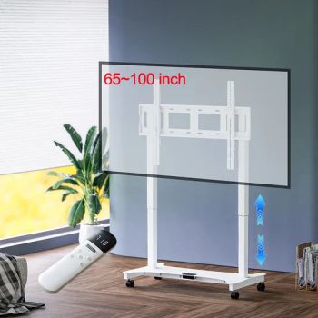 Smart Mobile TV Stand with Long Range Mounts for 65-100 Inch Tvs - Hangzhou Contuo Smart Home Technology Co., Ltd. - China