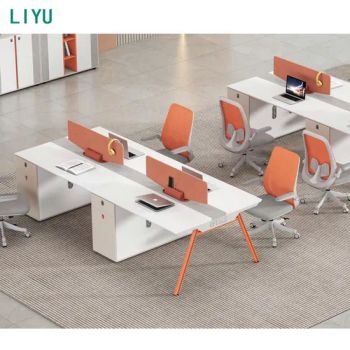 Liyu Home Office Wooden Writing Computer Desks Modern Office Desk Simple Office Furniture Small Study Table Partition - Foshan Liyu Furniture Co., Ltd. - China