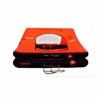 Throwing Type Marine Lifesaving Supplies Solas 4 6 Person Automatic Inflatable Life Raft - Jiangsu Baizhou Safety Technology Co., Ltd. - China