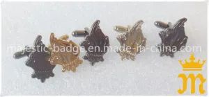 Customized Fashion Promotion Gift Hot Selling Plating Cufflink - Majestic Giftware Co., Ltd. - China