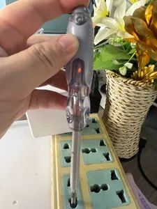 Grey Color Two Heads Chageble Neon Lamp4, 16.5cm Full Length Test Pen - Foshan Lingaode Trading Company Limited - China