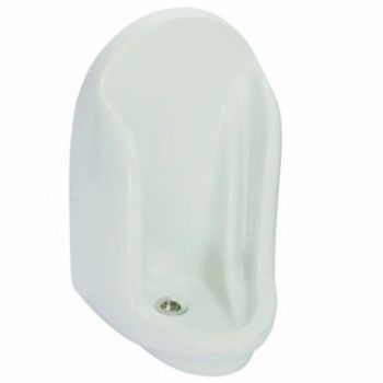 White Aiston- Flat Back Large Urinal Shape Flat Size Large Color White Material Ceramic Appearance Modern Application - Genious Trading Co. - India
