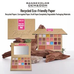 OEM Completely Degradable Kraft Paper Packaging Materials Palette Eyeshadow - Guangzhou Rangecolor Cosmetics Co., Ltd. - China