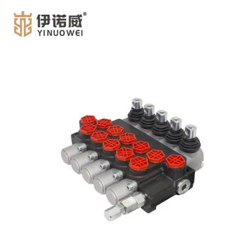 Hydraulic Multiple Directional Control Valves 1/2/3/4/5 Spools Dcv100 Manual Control Hydraulic Motor - Jining Jinjia Hydraulic Co., Ltd. - China