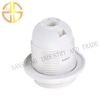 E27 Plastic Lamp Holder with Full Thread for Home Lighting Installation - Fuzhou Sansheng Industry and Trade Co., Ltd. - China