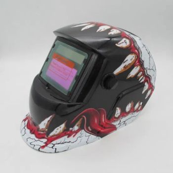Large View 4 Sensors Headgear Solar Safety Welding Helmets with Fabulous Color Decal - Linyi Yonglei Labor Protection Supplies Co., Ltd. - China