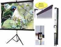 Tripod Screen Projection Screens Stand Type Collapsible Housing Material Metal Action Type Spring Action Winding Available Fabrics High-gain & Satin - Beam Scan Communications Private Limited - India