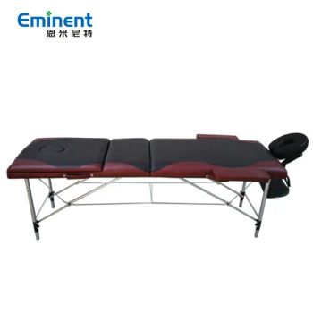 Three-Fold Aluminum Alloy Reinforced Folding Beauty Tattoo Table Massage Bed - Henan Eminent Medical Devices Co., Ltd. - China