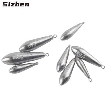 Willow Leaf Type Lead for Long Distance Remote Casting Lure Sea Fishing Avoid Hanging Bottom Fishing Lead Sinkers - Shanghai Sizhen Trading Co., Ltd - China