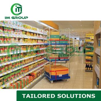 Galvanized Folding Supermarket 2 Sides Warehouse Storage Steel Moving Roll Cages - Innovate Metal Packing Group Limited - China
