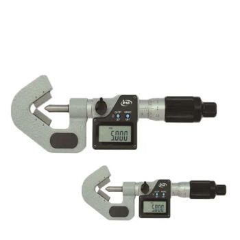 2.3-25mm/0.09-1" Electronic Digital V-Anvil Micrometers with a Centerline Groove Ratchet Stop - Tianjin Chenhui International Trade Co., Ltd. - China