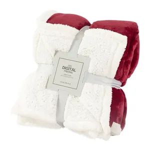 Fashionable Double-Sided Sherpa Flannel Soft Warm Thickening for Winter Bed Fleece Blankets - Shenyang Zhuotai Technology Co., Ltd. - China