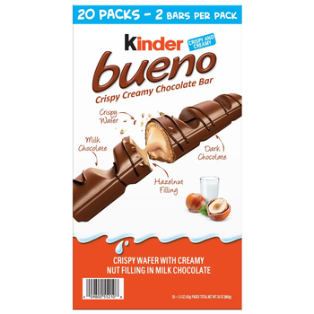 Kinder Bueno Chocolate Bars, 1.5 oz, 20 Ct from Njang Investments Limited Kinder Bueno Chocolate Bars, 1.5 oz, 20 Ct - Njang Investments Limited - Kenya