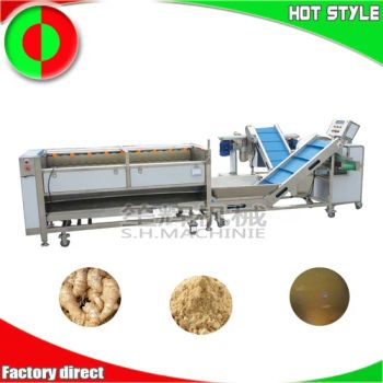 Commercial Ginger Processing Equipment Brush Ginger Cleaning Machine Ginger Cutting Machine Ginger Juicer - Guangdong Shenghui Machinery Co., Ltd - China