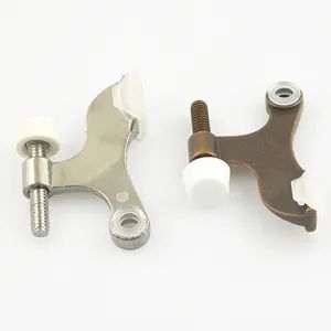 Door Accessories Satin Nickle Hinge Door Stop Weight 15g Material Zinc Type Door Stop Control Manual Model NO. DA-032 HS Code - S.R.I Hardware Company Limited - China