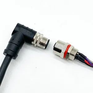 Custom M12 Metal Wire Connector Wire Waterproof Connector Cable - Dongguan Suyi Electronics Co., Ltd. - China