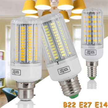 High Power 220V LED Corn Light Bulbs E14 B22 E12 Screw Base White Lamp for Home Room - Shanghai Lanyou Lighting Co., Ltd. - China