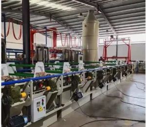 Semi-Automatic Copper Barrel Electroplating / Plating Production Line for Metal Parts / Copper Plating Machine - Qingdao Goldtec Machinery Co., Ltd - China