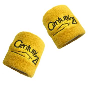Customized Logo Cotton Embroidery Wrist Sweatbands Wristbands Football Basketball - Fuzhou Whole Line Trading Co., Ltd. - China
