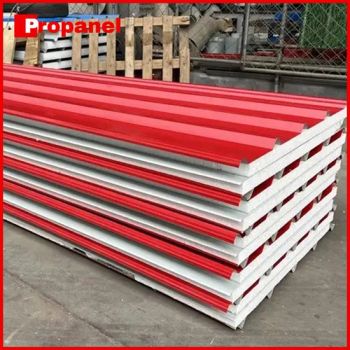 Heat Insulation PU/PIR Polyurethane Sandwich Panel Waterproof Prefabricated EPS Roof Panels - CHENGDU PROPANEL TECH CO., LTD - China