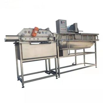 500-1000kg/H Fruit Vegetable Sterilization Washing Machine Name Washer Color Silver Power 0.75KW Trademark LIJIE Capacity - Zhucheng Lijie Food Machinery Co.,Ltd. - China