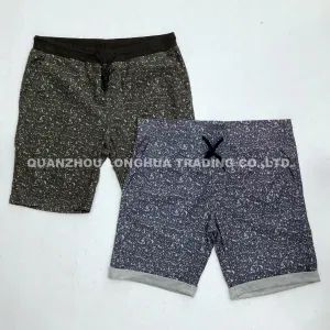 Men Boy Shorts Printing Trousers Kids Wear Pants Knitwear - QUANZHOU LONGHUA TRADING CO., LTD. - China