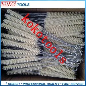 Pig Bristles Wire Cleaning Tube Brushes with Long Steel Handle - SHENGZHOU KOKO BRUSH STEEL FILES TOOLS FACTORY - China