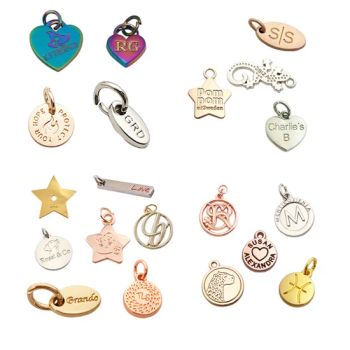 Hot Sale Metal Logo Charm Custom Metal Jewelry Tag for Necklace Bracelet - Quanzhou Shishi Xiangminghui Trading Co., Ltd. - China