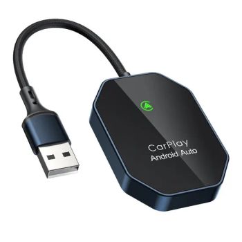OEM ODM Universal Wired Car Play Dongle Adaptor Device 2 in 1 WiFi USB Wireless Carplay Android Auto Adapter for Apple iPhone - CENTURY SOLUTIONS LIMITED - China