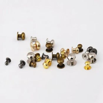Head Screw Leather Craft Rapid for Clothing Shoes Bags Dog Collars Rivet - Huizhou ZeYao Hardware Products Co., Ltd. - China