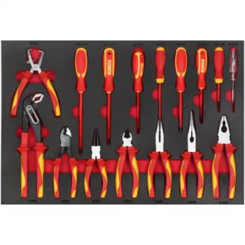 Goldenline 16 PCS Hand Tool Set with Combination Plier and Diagonal Plier - Jiangsu Goldenline Intelligent Equipment Co., Ltd. - China